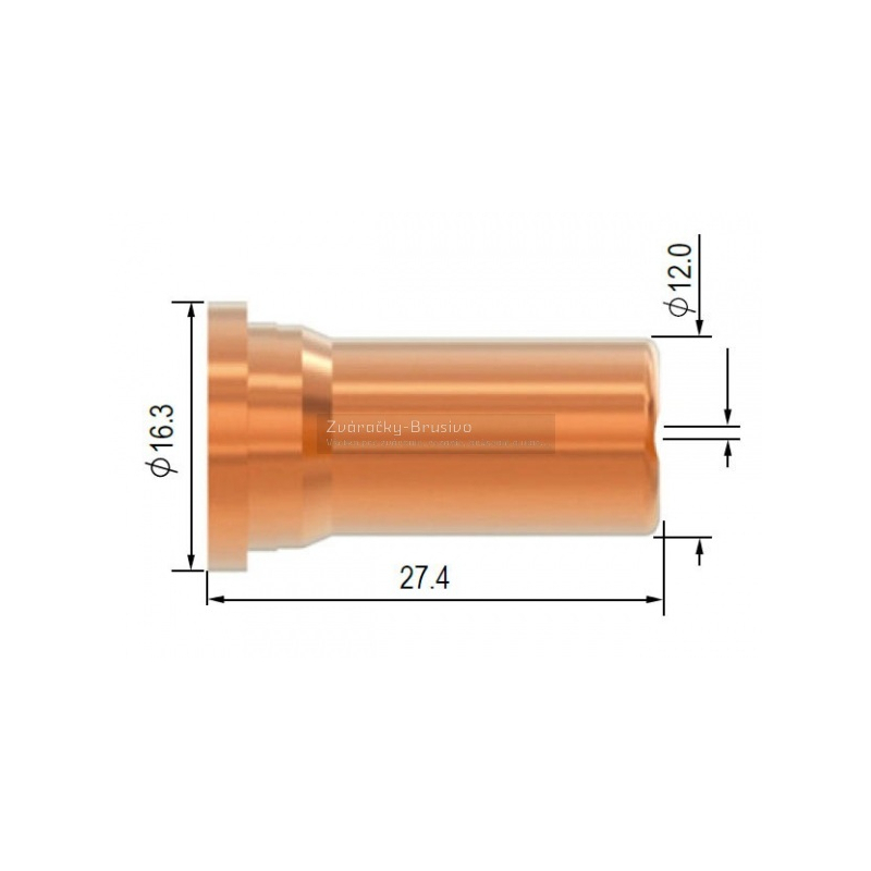 Dýza SCP 120 - Contact - dĺžka 27,4 mm